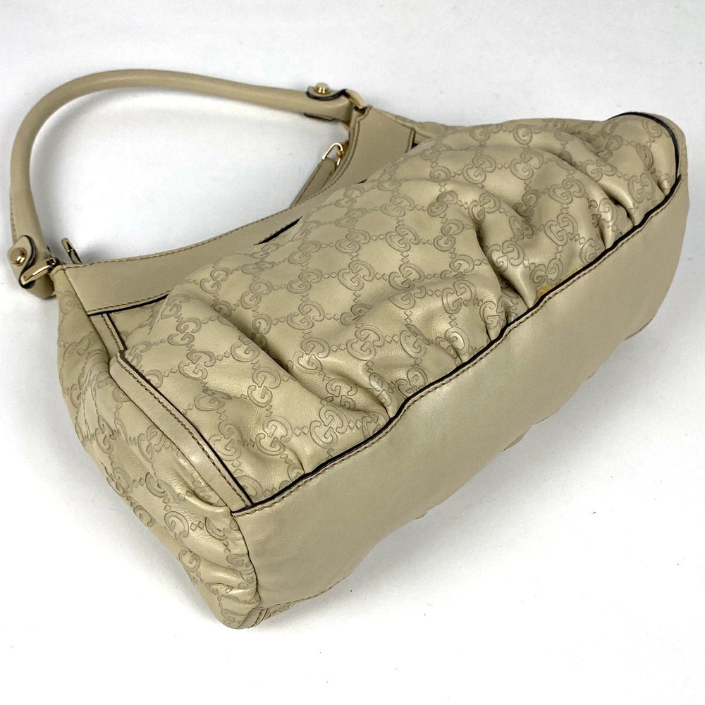 Gucci Handbag Abbey Signature ssima ssima Ivory One Shoulder Bag